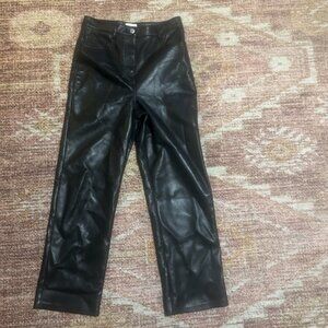 Aritzia-Wilfred Black Leather pants (Never Worn!)